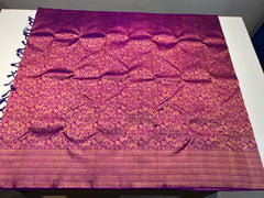 MAGENTA PINK KANCHI SAREE