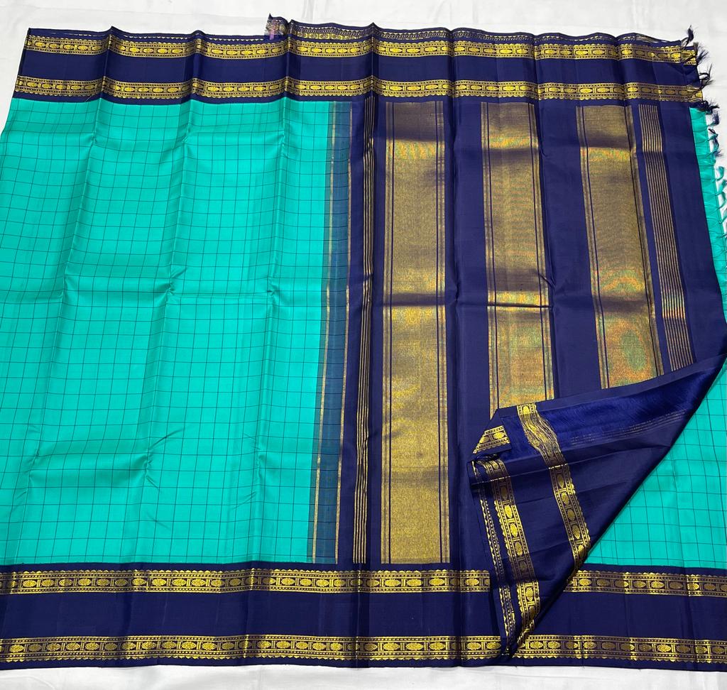 BLUE KANCHI SAREE