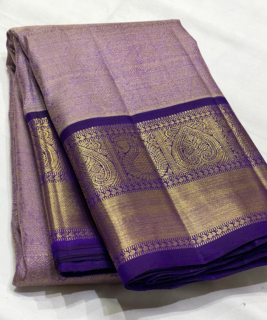 LILAC / PURPLE KANCHI SAREE