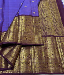 PURPLE / MAROON KANCHI SAREE