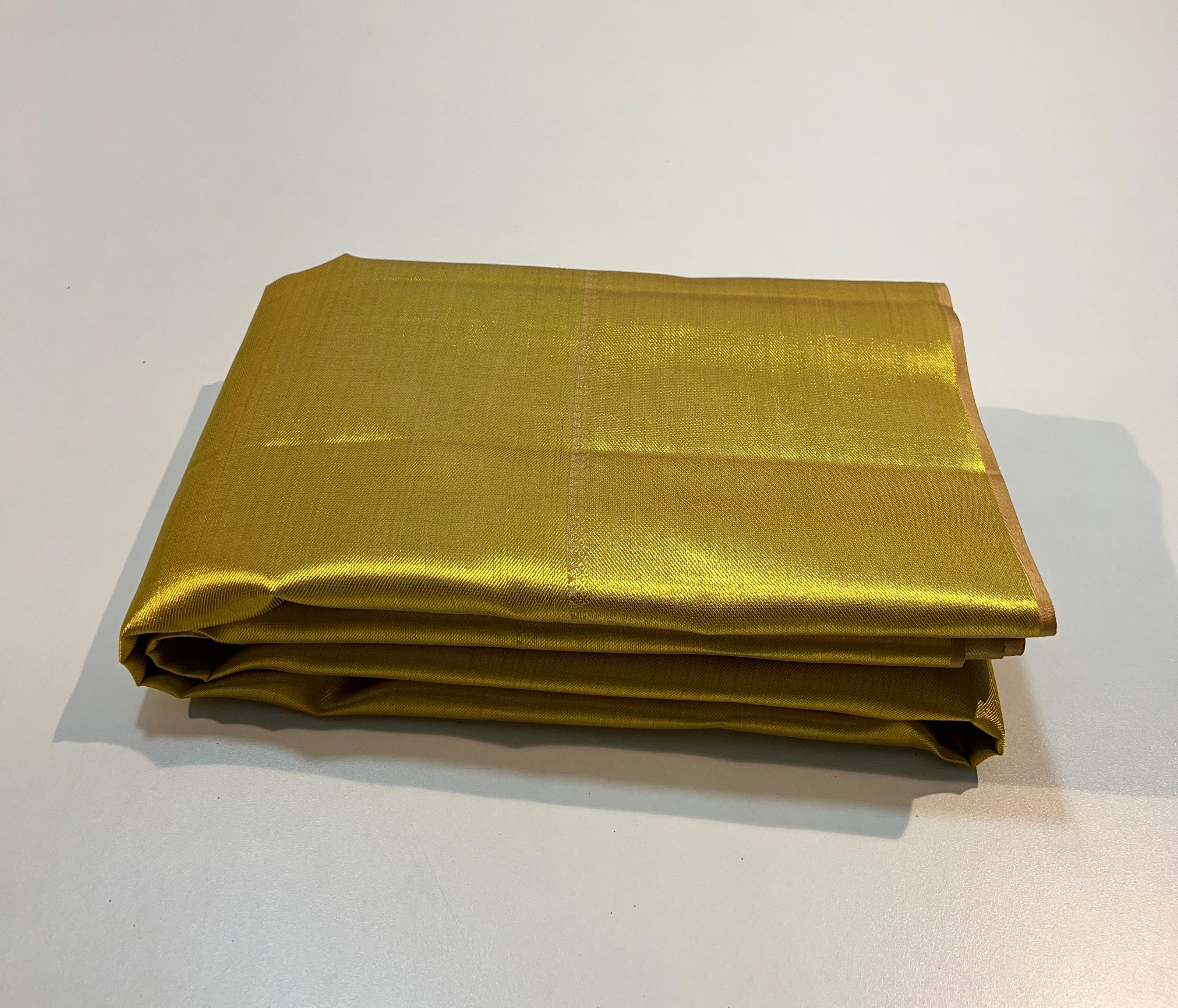 GOLD   KANCHI TISSUE SAREE