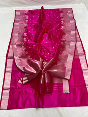 PINK CHANDERI SAREE