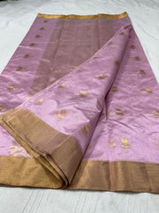 BABY PINK CHANDERI SAREE