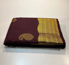 BROWN KANCHI SAREE