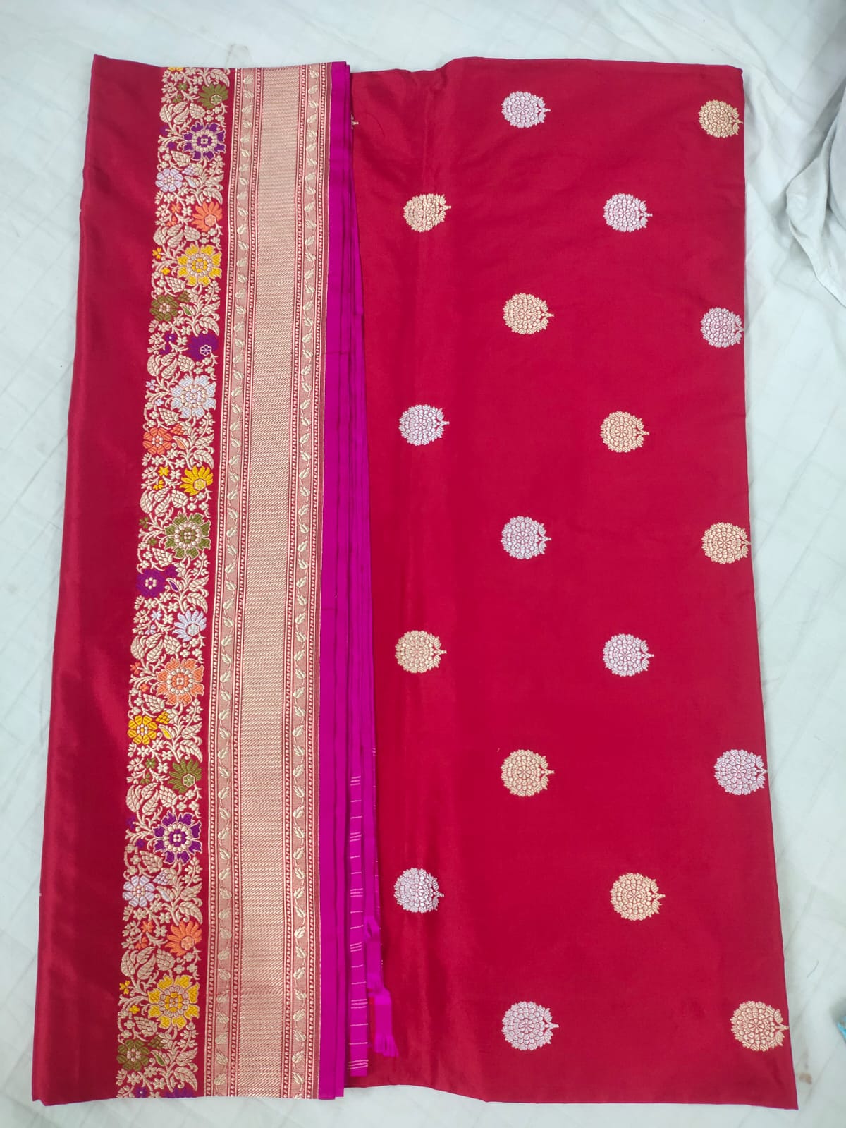 RED BANARASI SAREE