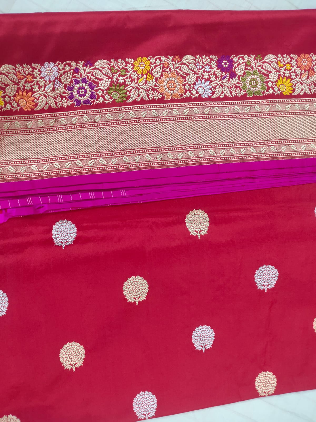 RED BANARASI SAREE