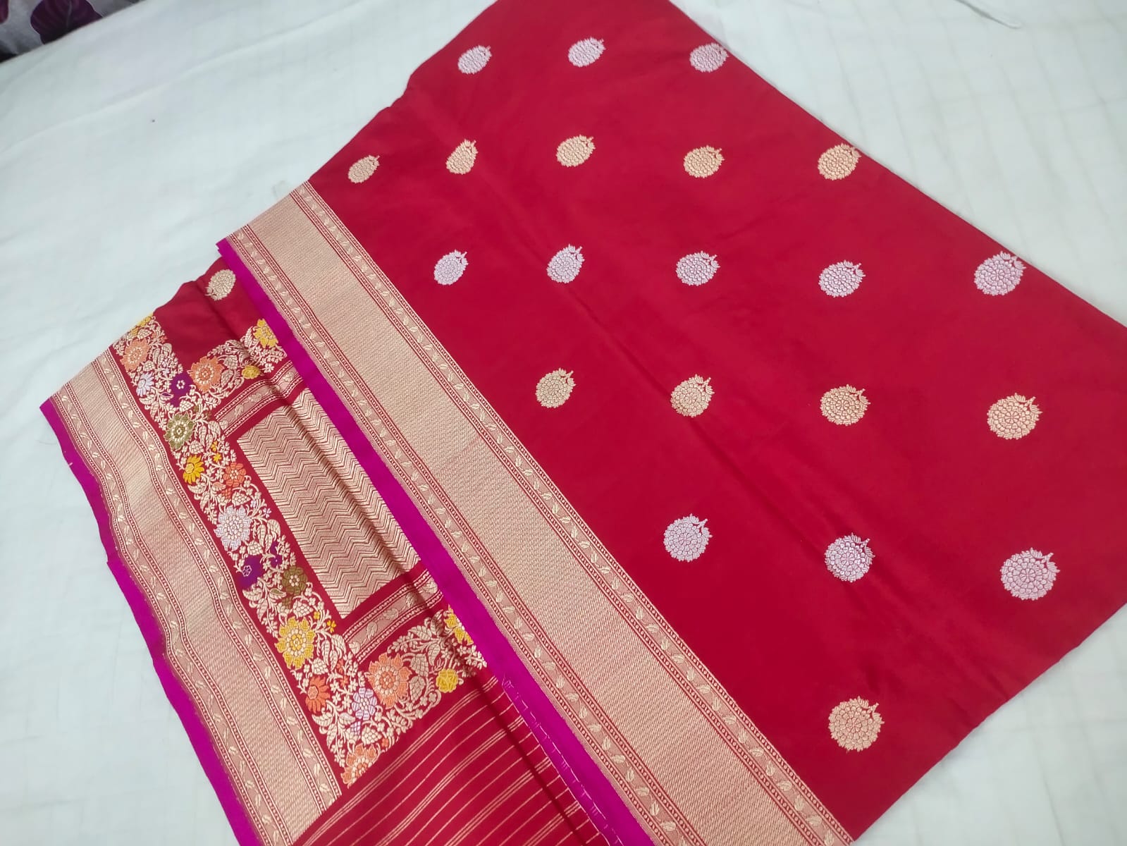 RED BANARASI SAREE