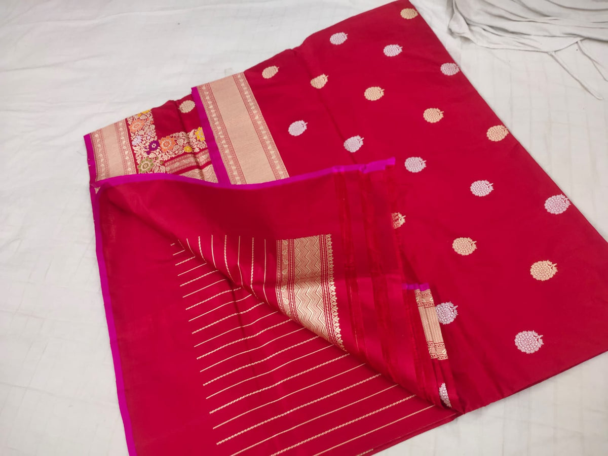 RED BANARASI SAREE