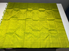 PARROT GREEN  KANCHI SAREE