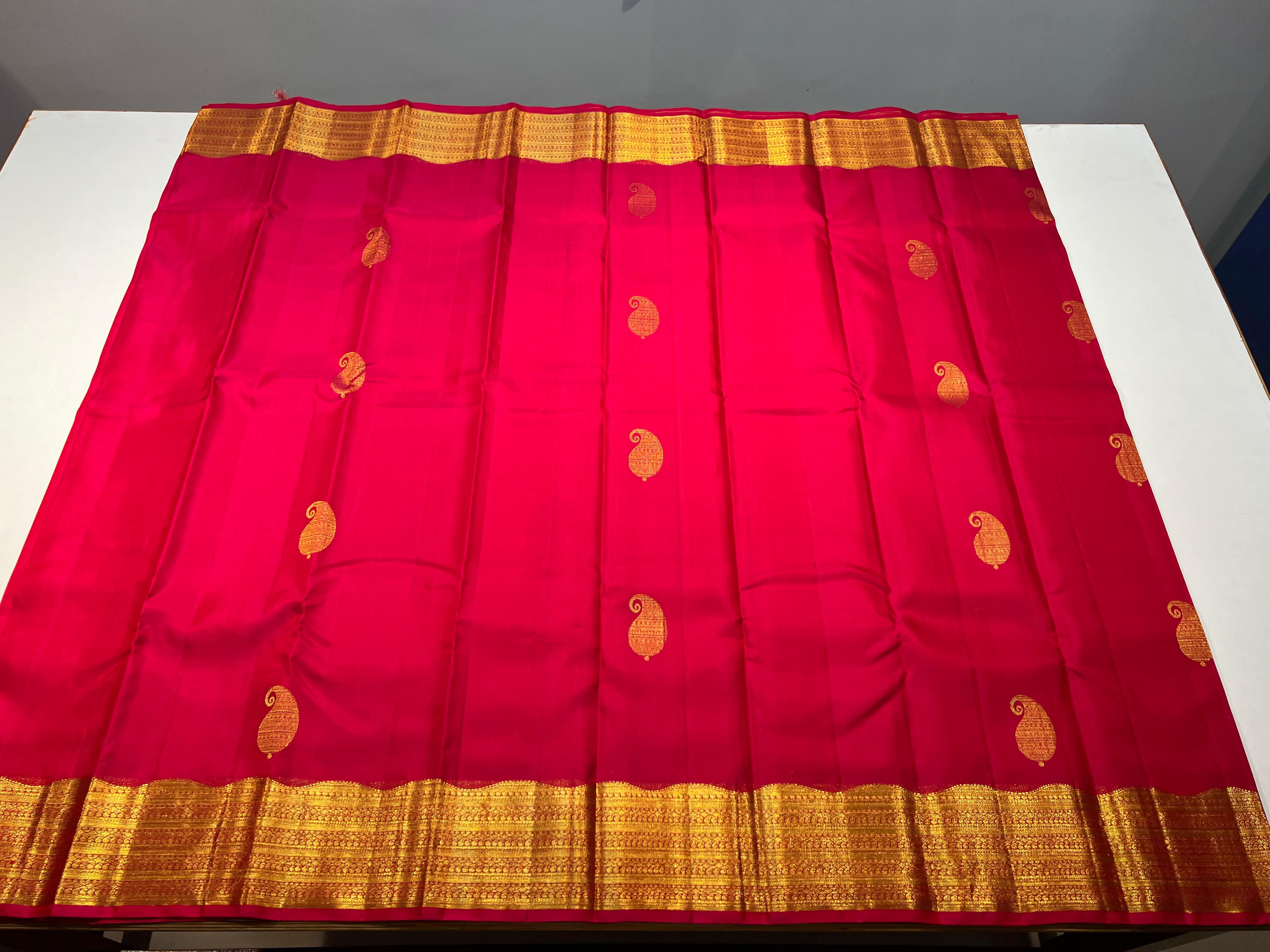 RED  KANCHI SAREE