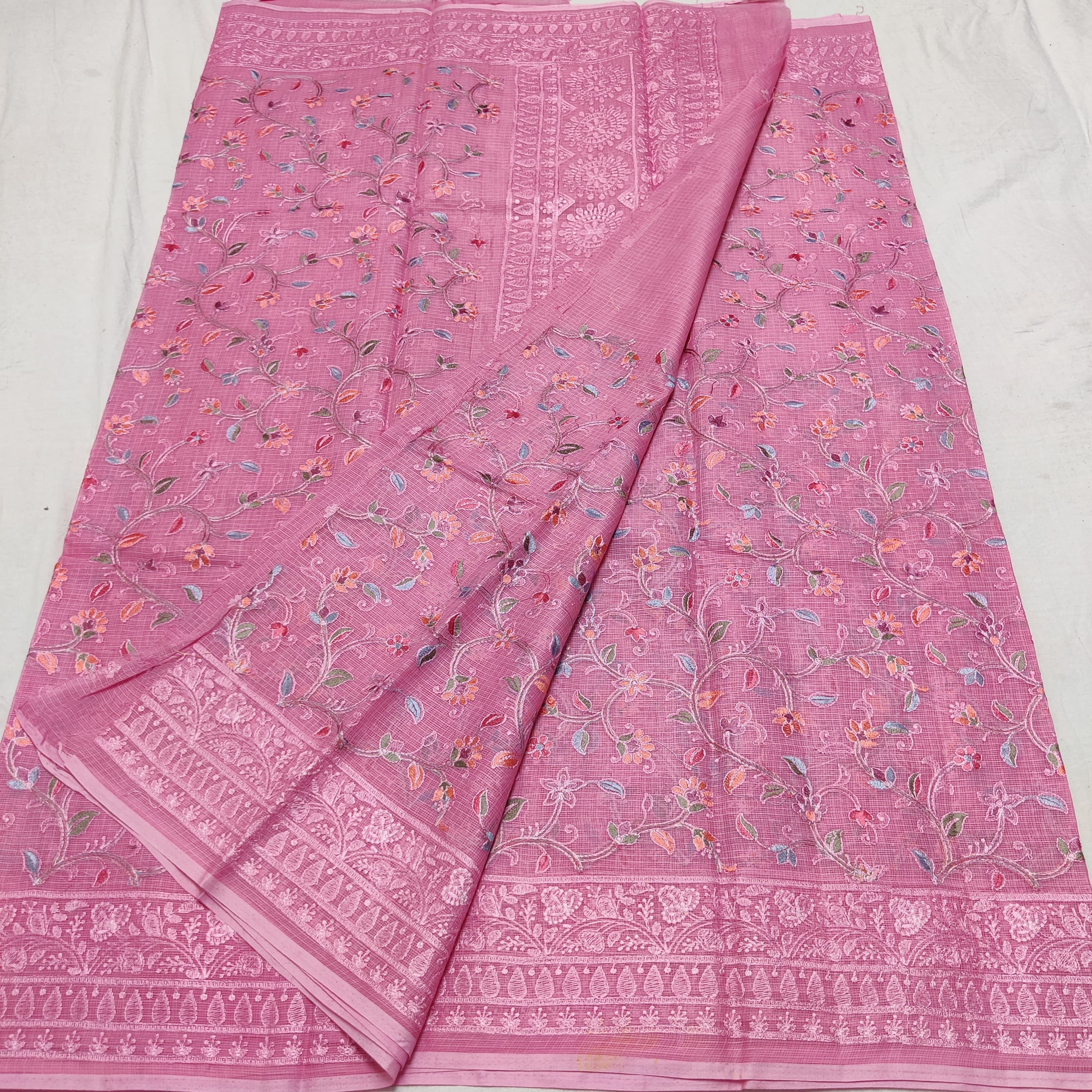 EMBROIDERY PURE COTTON KOTA HANDLOOM