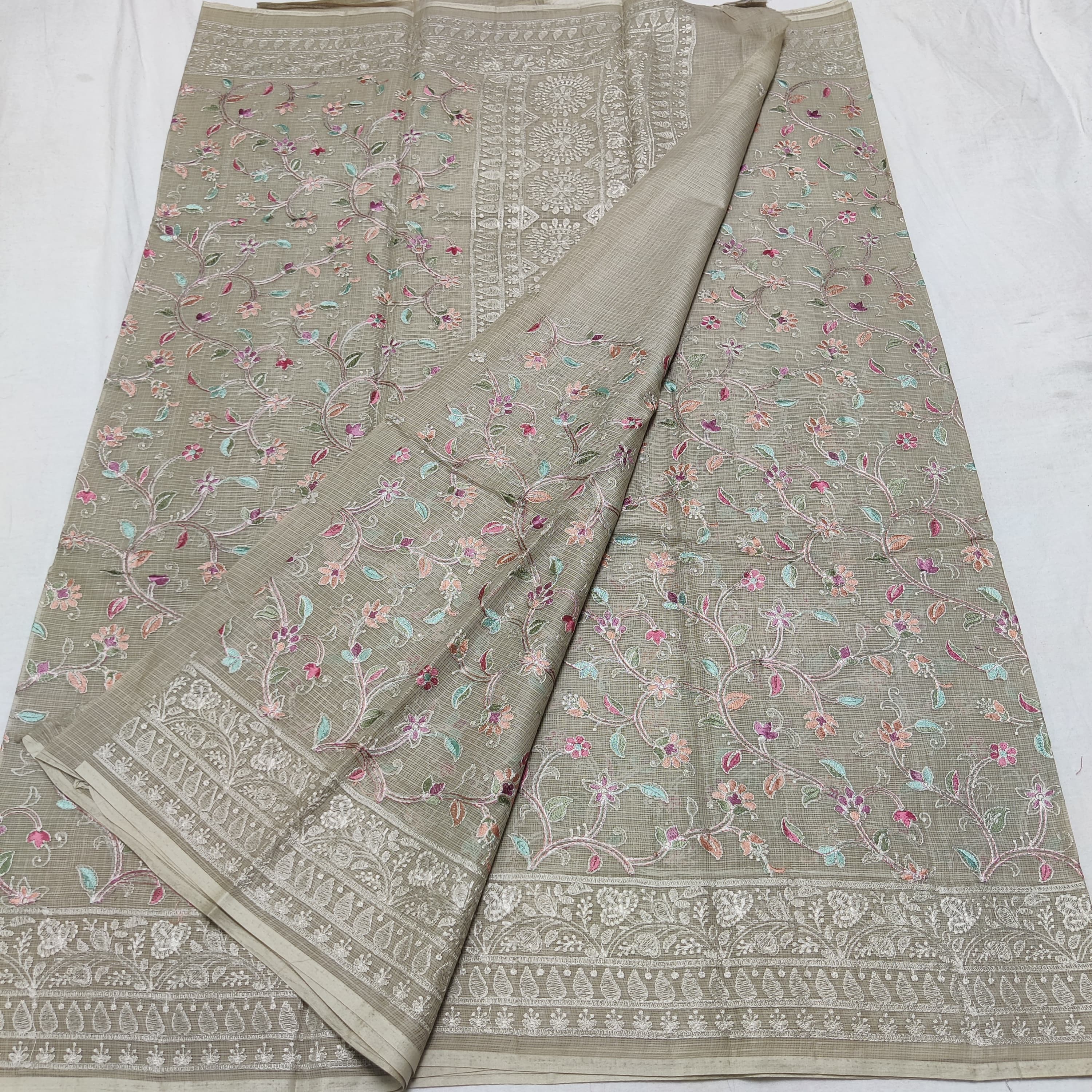 EMBROIDERY PURE COTTON KOTA HANDLOOM