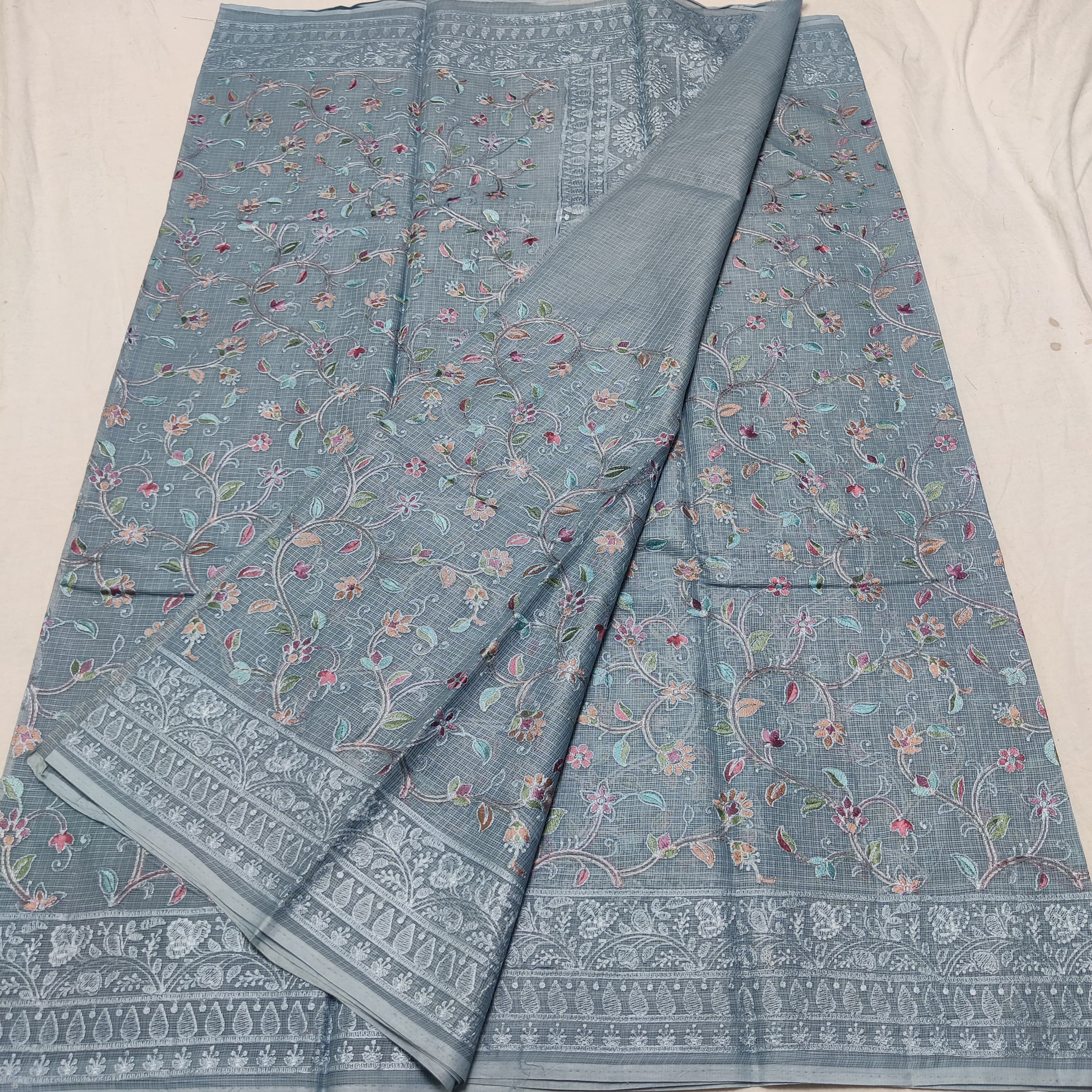 EMBROIDERY PURE COTTON KOTA HANDLOOM