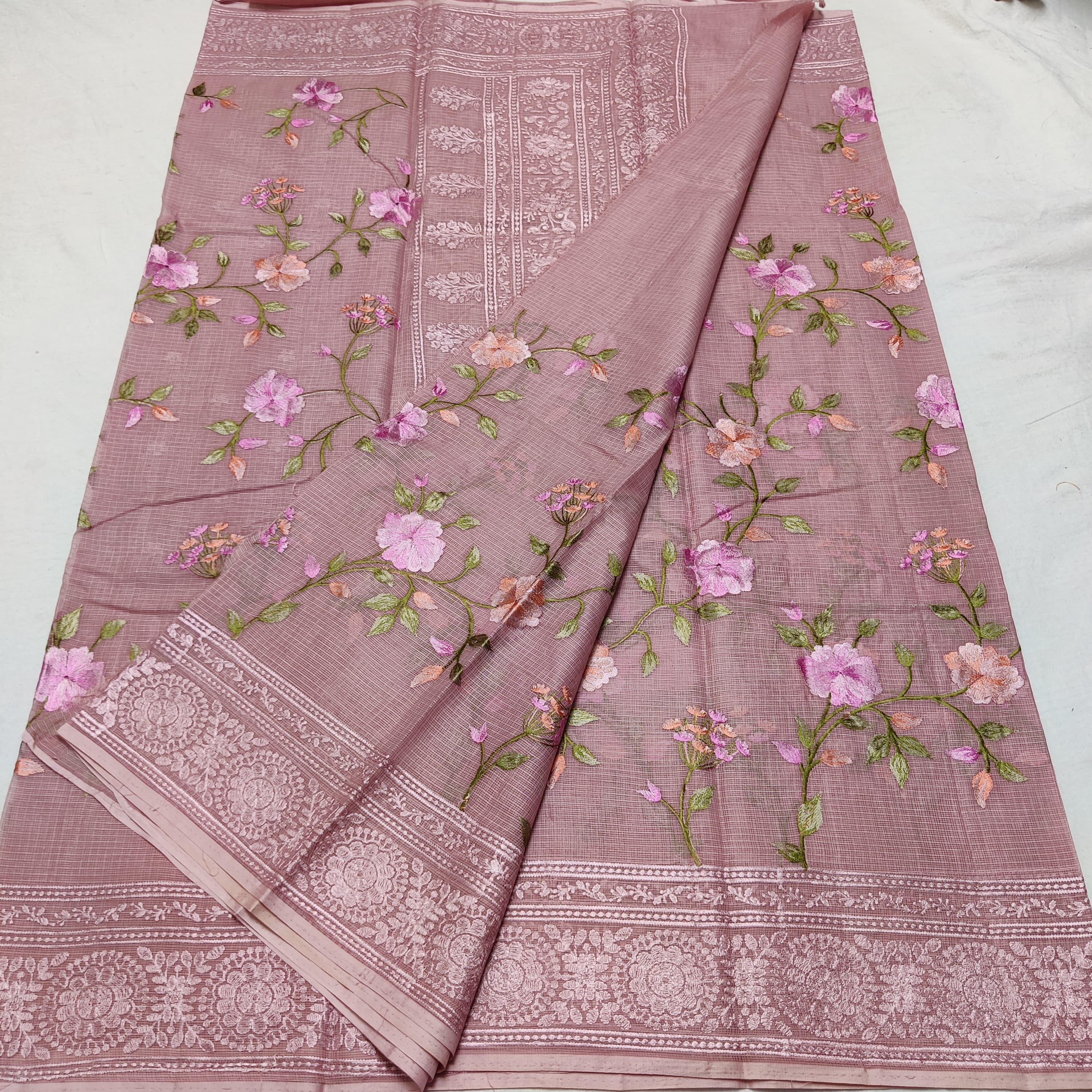 EMBROIDERY PURE COTTON KOTA HANDLOOM