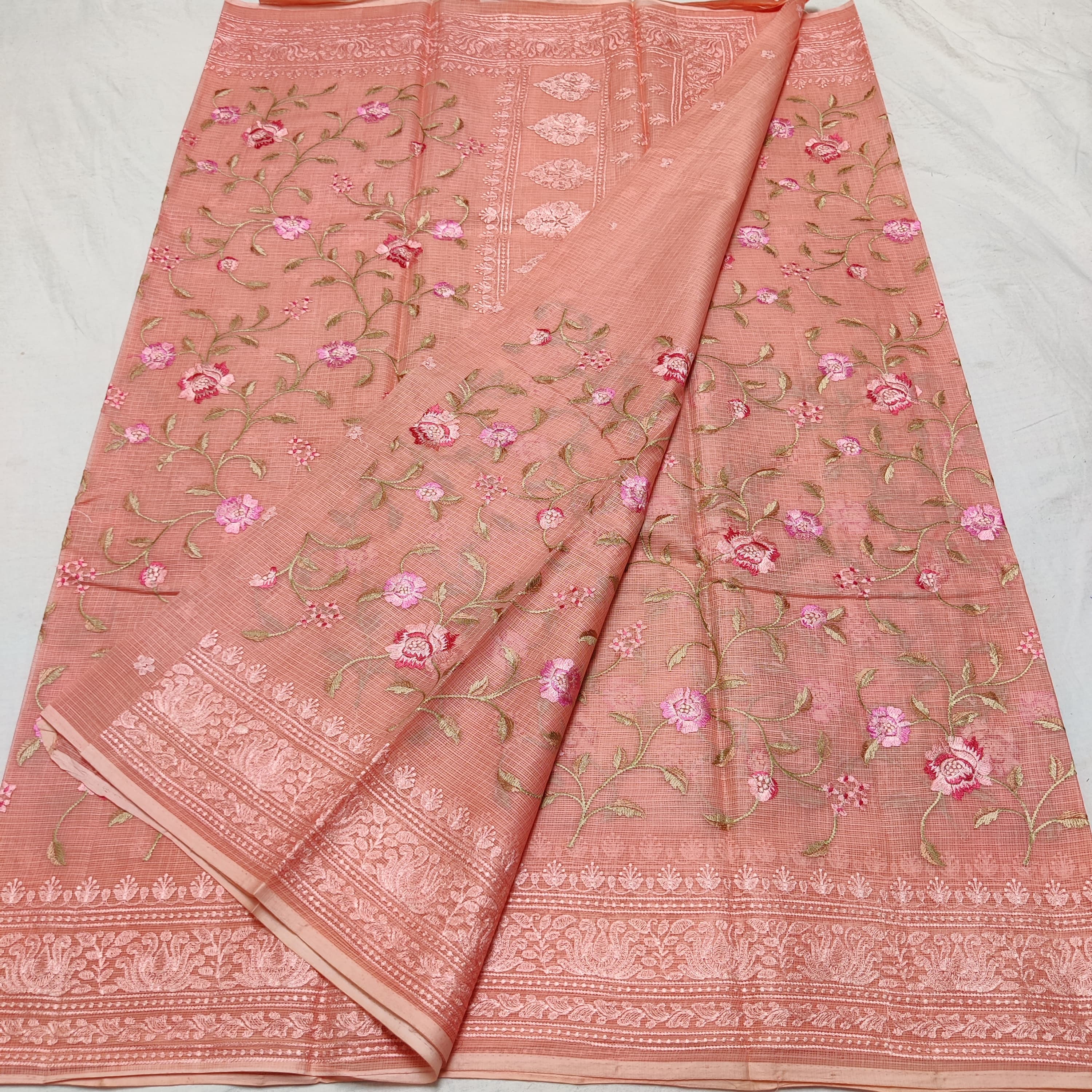 EMBROIDERY PURE COTTON KOTA HANDLOOM