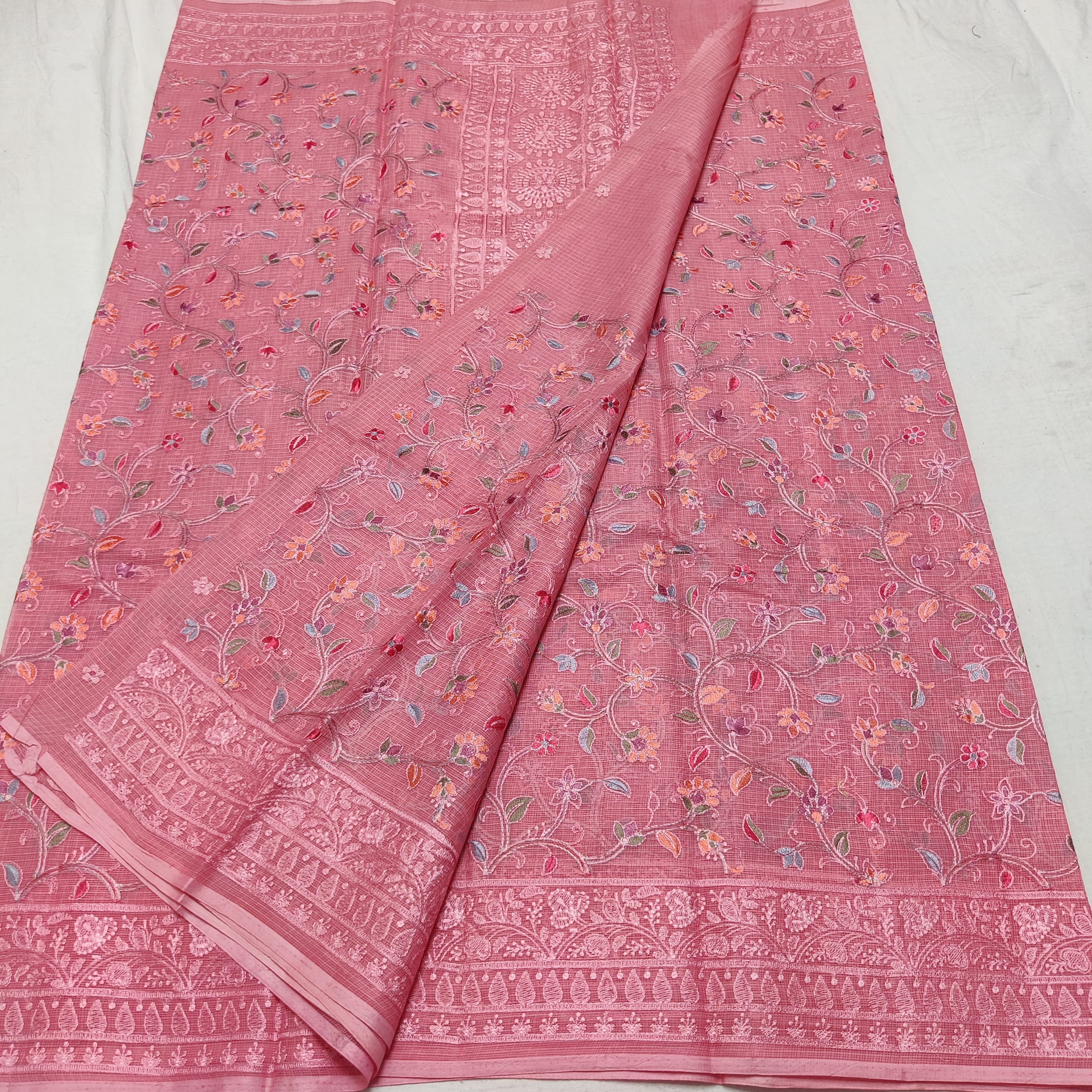 EMBROIDERY PURE COTTON KOTA HANDLOOM