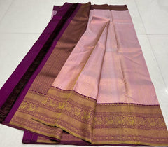 BABY PINK / MAGENTA PINK KANCHI SAREE