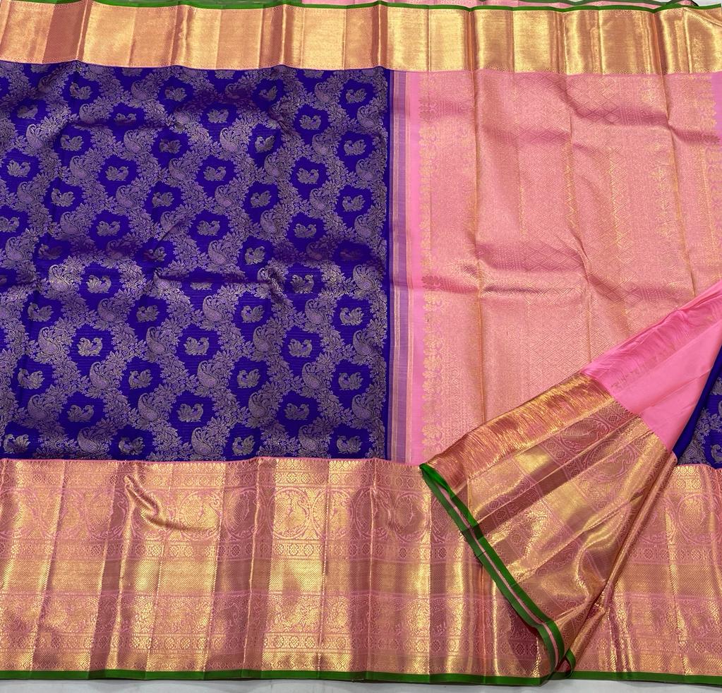 PURPLE / PINK KANCHI SAREE