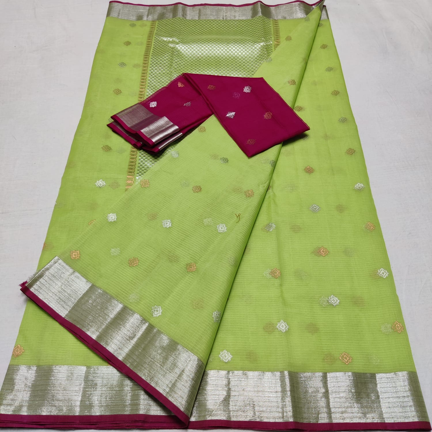 PURE ZARI KOTA SAREE