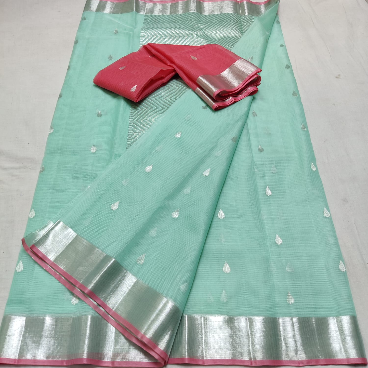 PURE ZARI KOTA SAREE