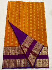 ORANGE PATTU PAVADA