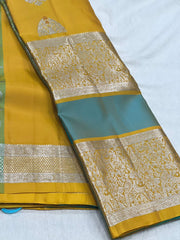 YELLOW KANCHI SAREE