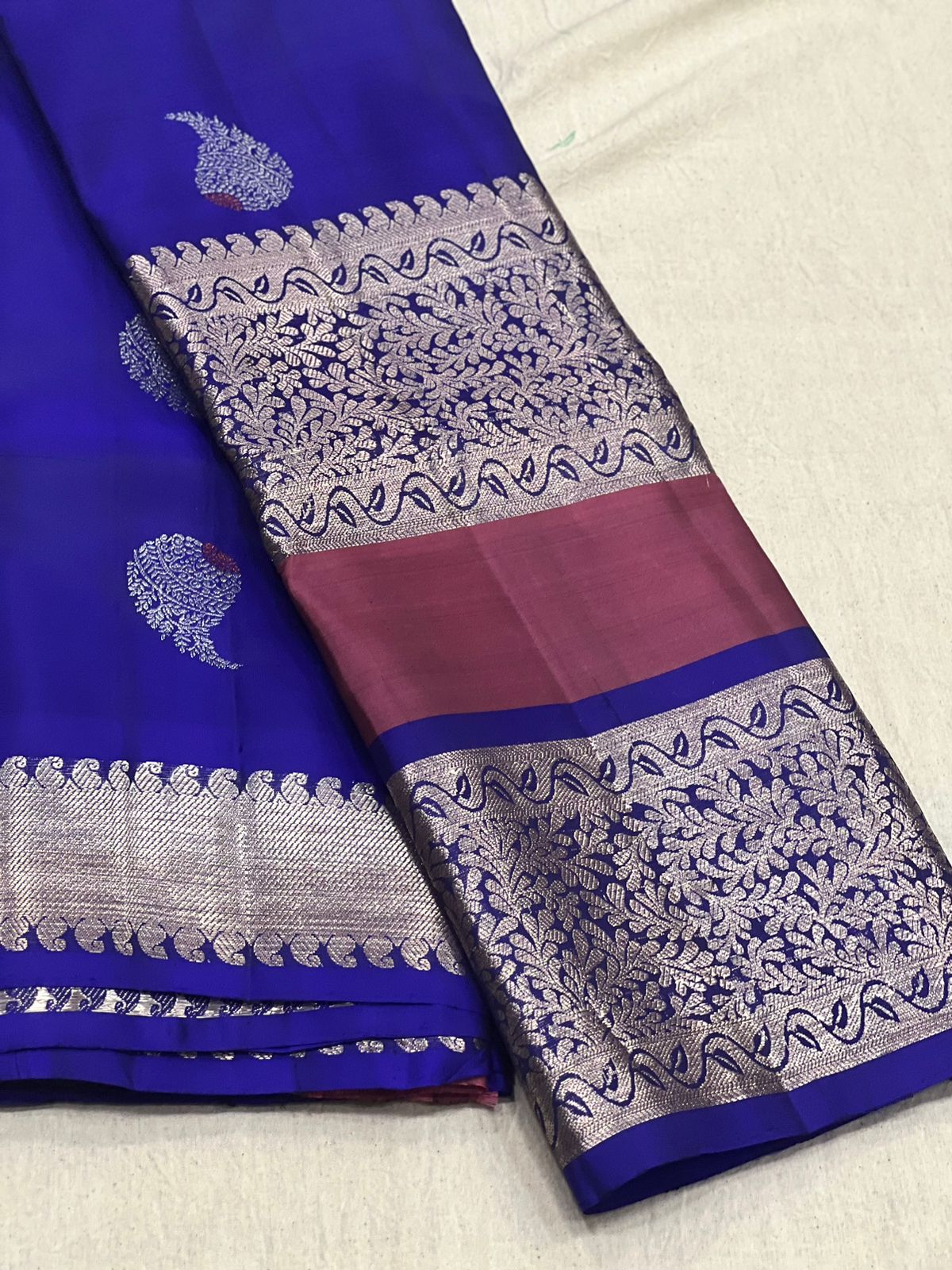 BLUE KANCHI SAREE