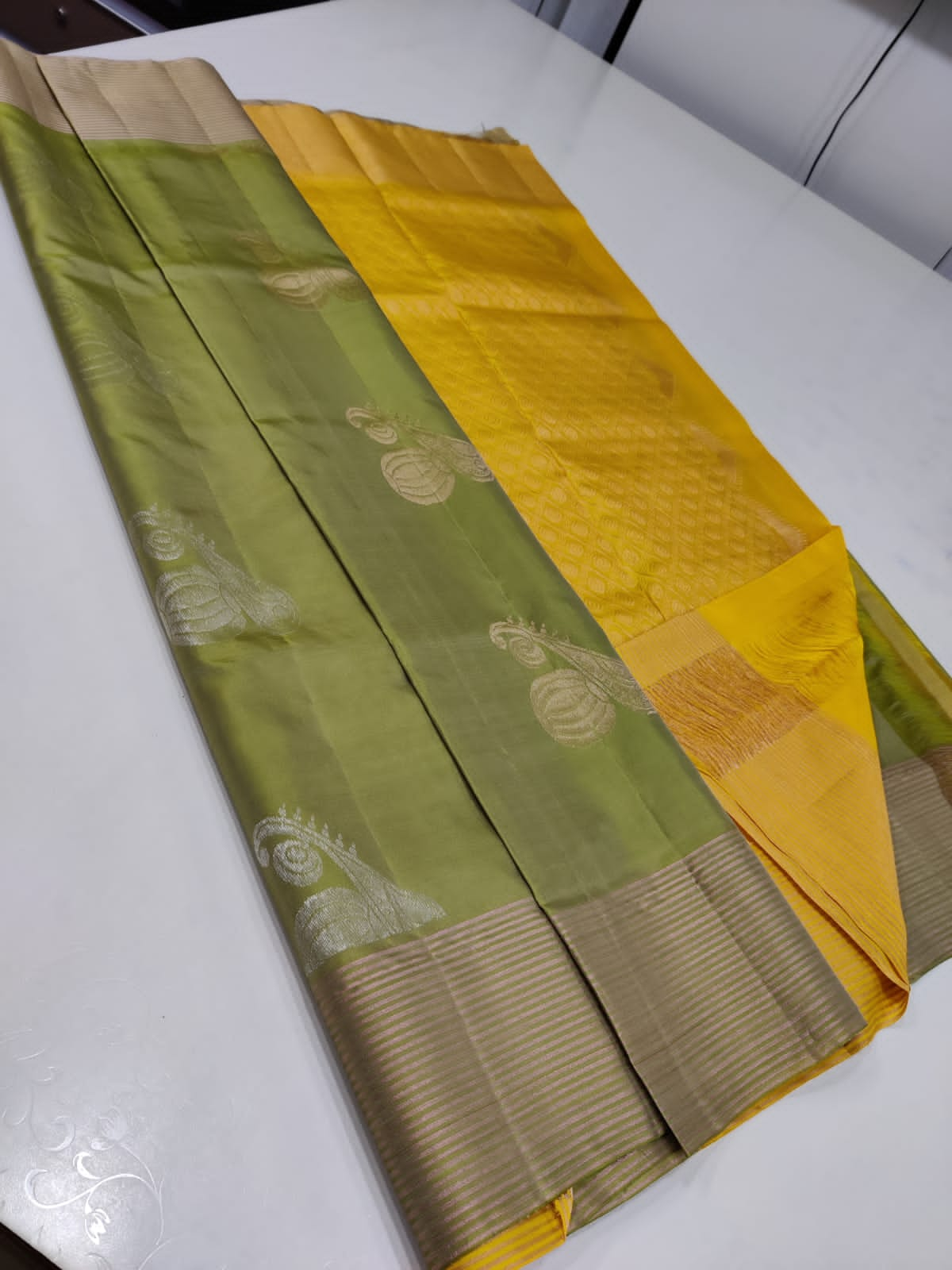 MEHENDI GREEN SOFT SAREES