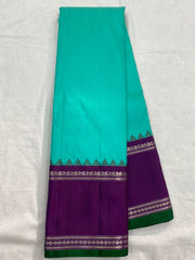 BLUE / PURPLE GADWAL PATTU SAREE