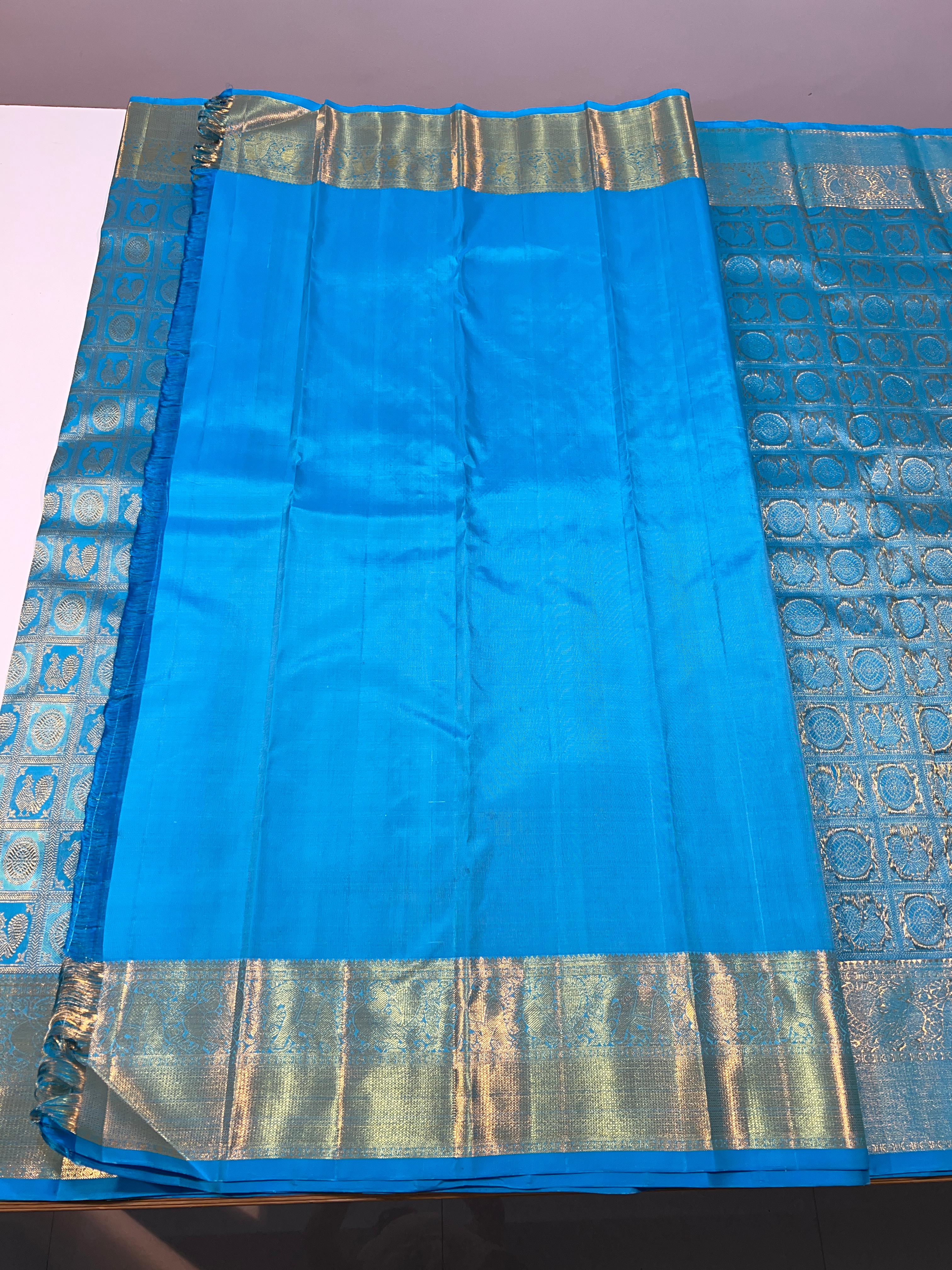 BLUE KANCHI SAREE