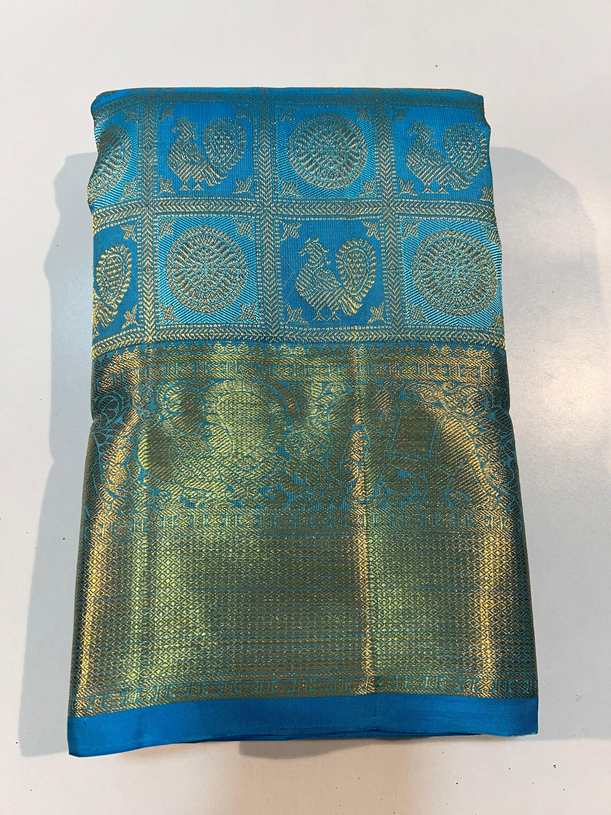 BLUE KANCHI SAREE