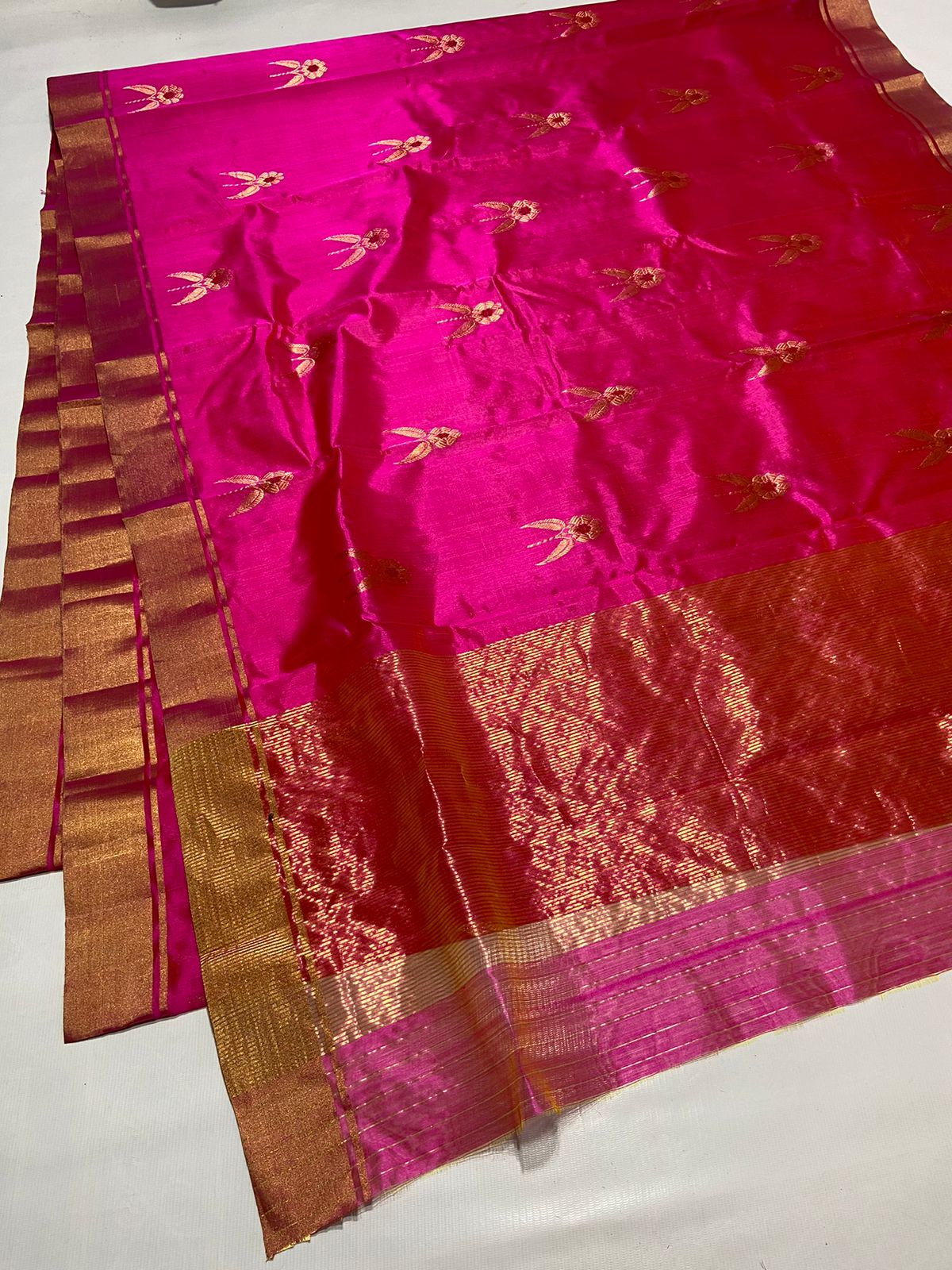 PINK CHANDERI SAREE