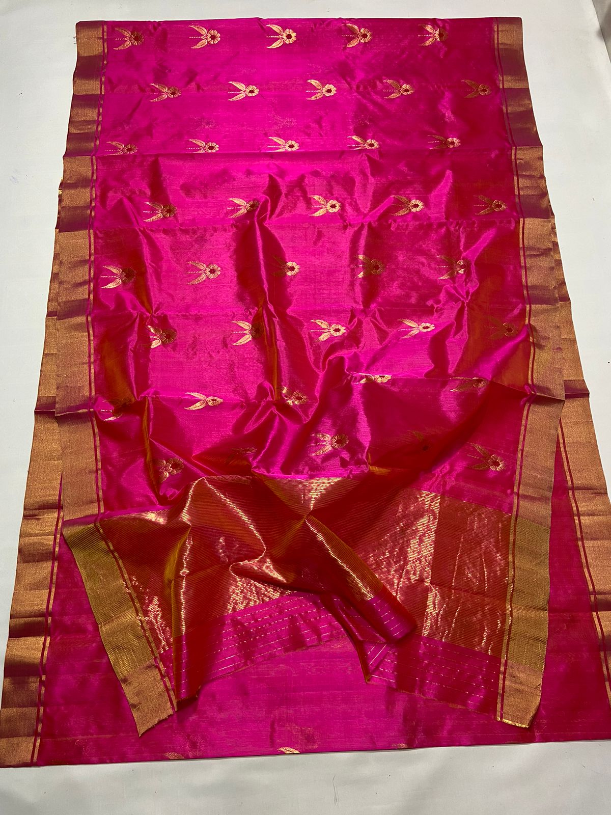 PINK CHANDERI SAREE