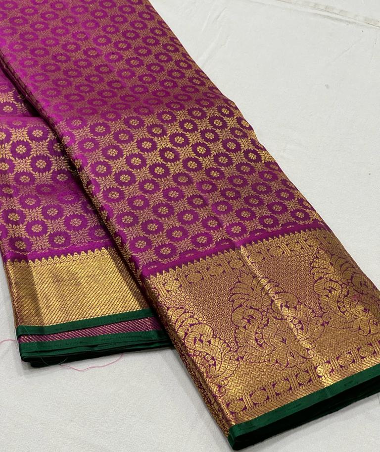 PINK  KANCHI SAREE