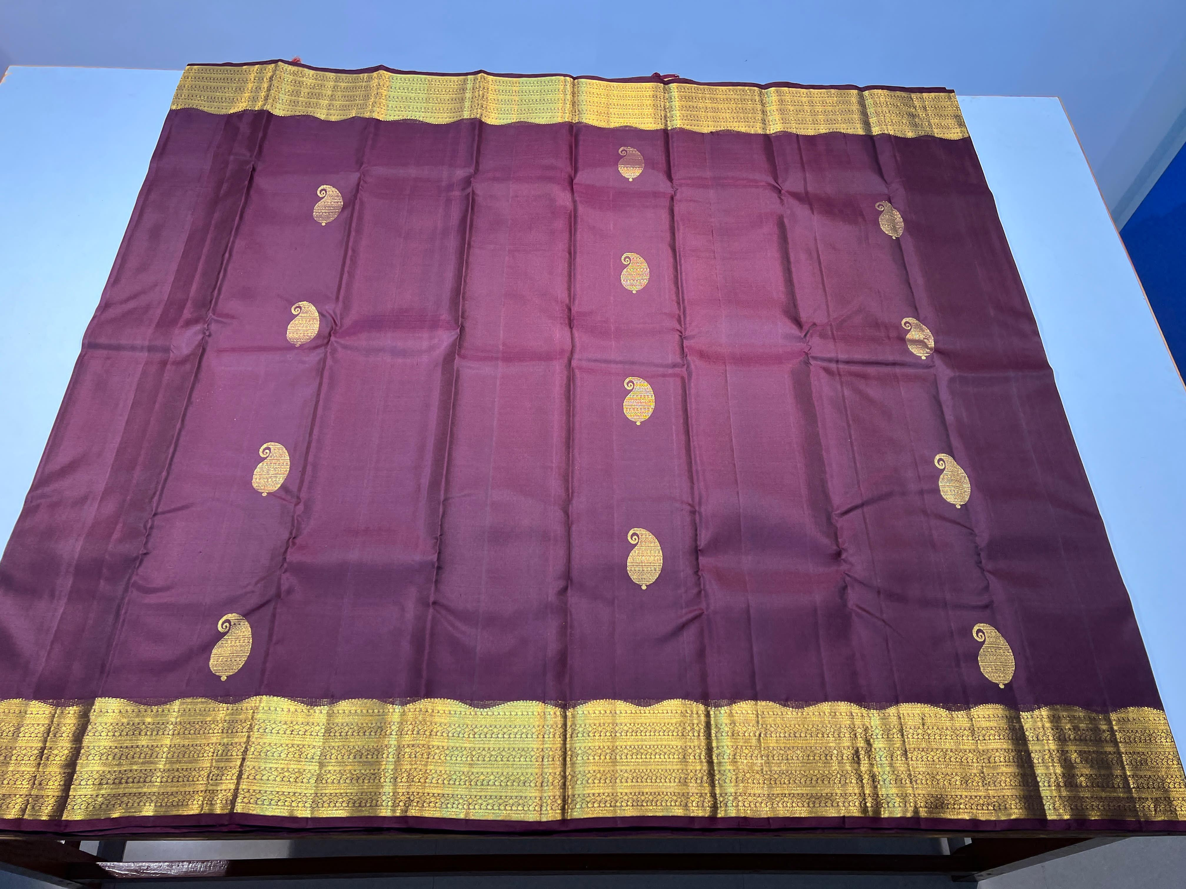 BROWN KANCHI SAREE