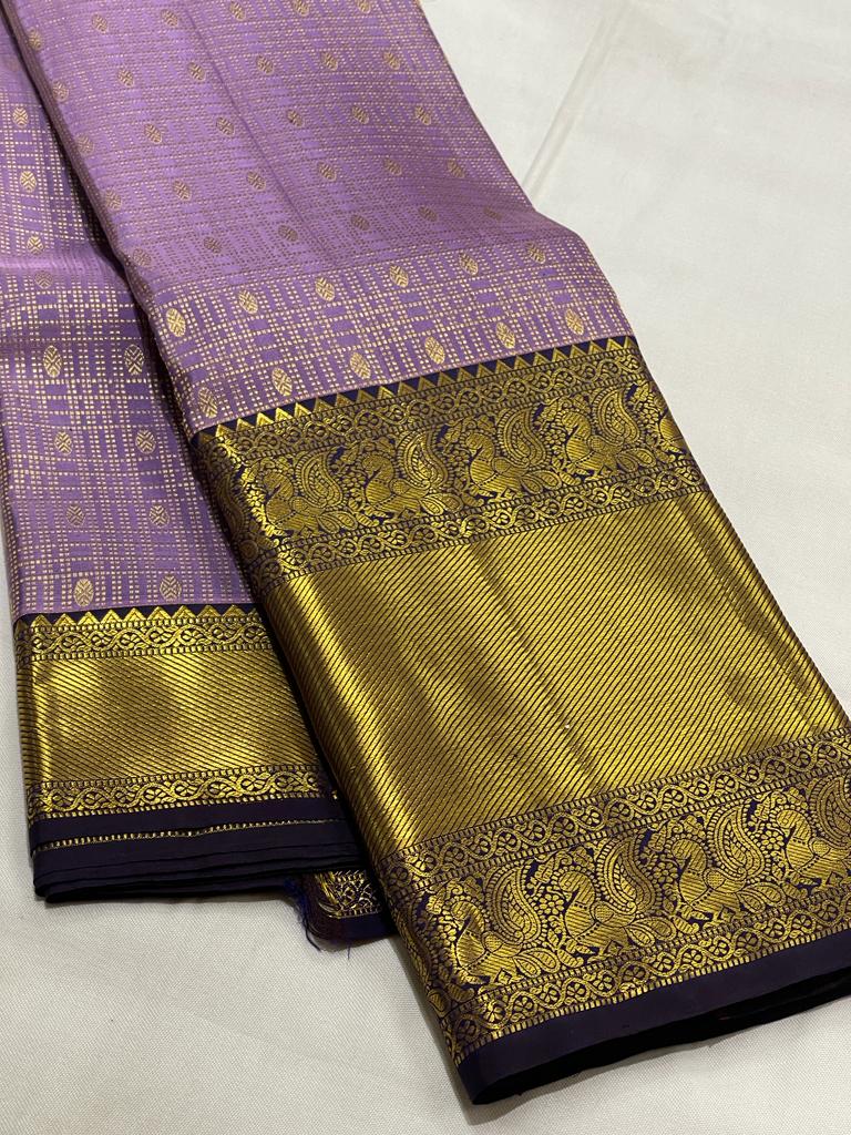 LAVENDER / PURPLE KANCHI SAREE