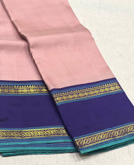 BLUSH PINK / PURPLE KANCHI SAREE