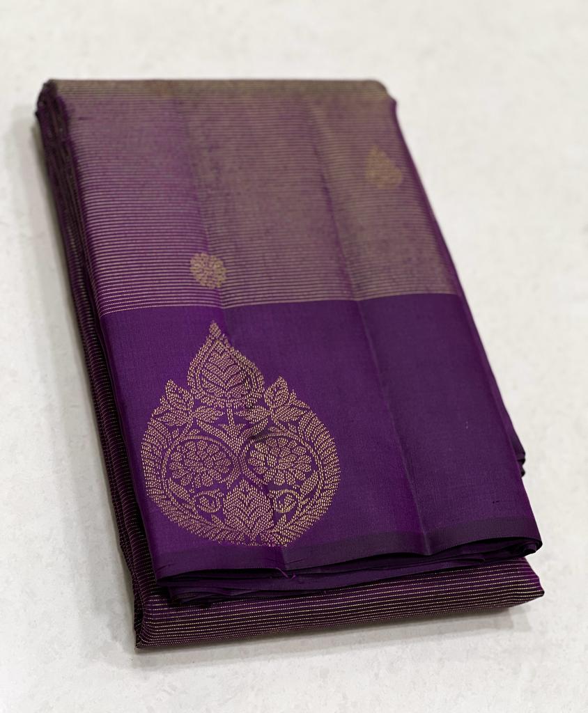 PURPLE  KANCHI SAREES