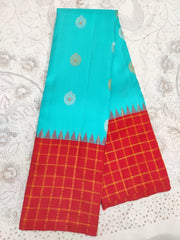 PURPLE / BLUE / RED KANCHI SAREES