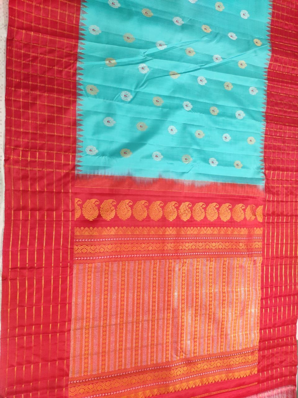 PURPLE / BLUE / RED KANCHI SAREES