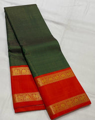 GREEN / RED KANCHI SAREES