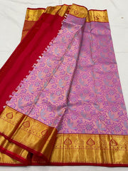 PINK / RED KANCHI SAREES