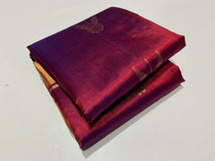 MAROON CHANDERI SAREE