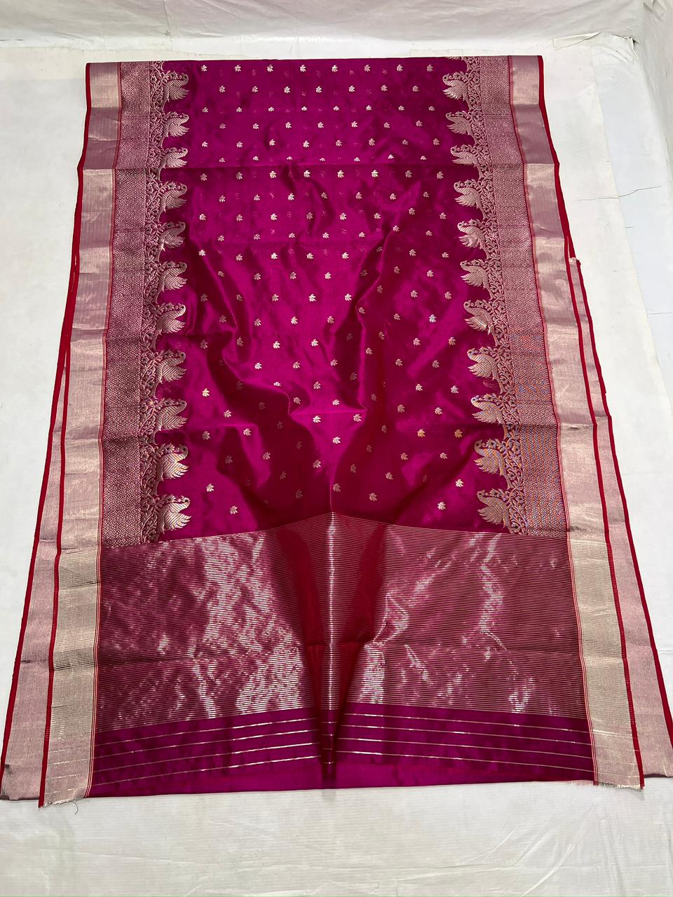 PINK CHANDERI SAREE