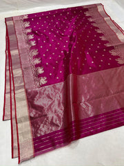 PINK CHANDERI SAREE