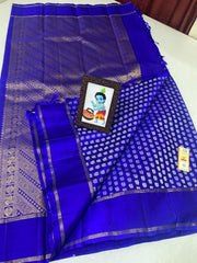 ROYAL BLUE KANCHI SAREES