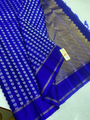 ROYAL BLUE KANCHI SAREES