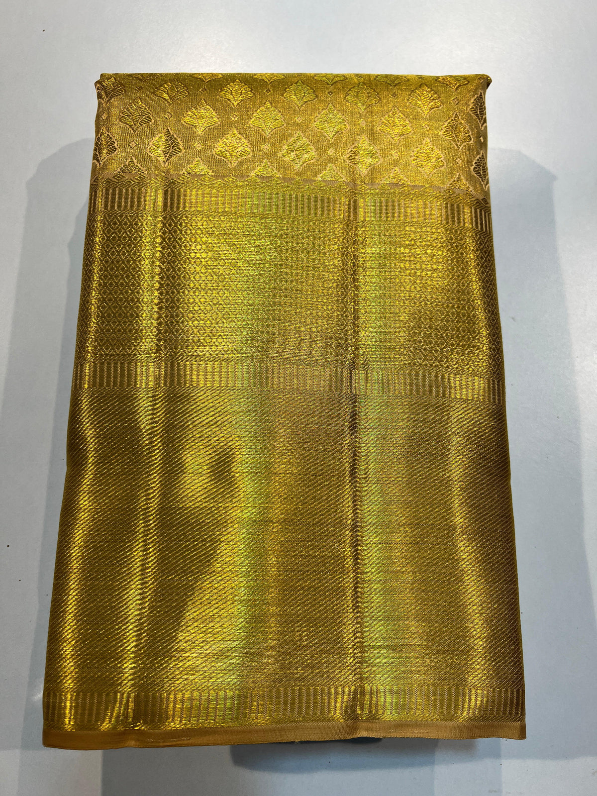 GOLDEN KANCHI SILK SAREE