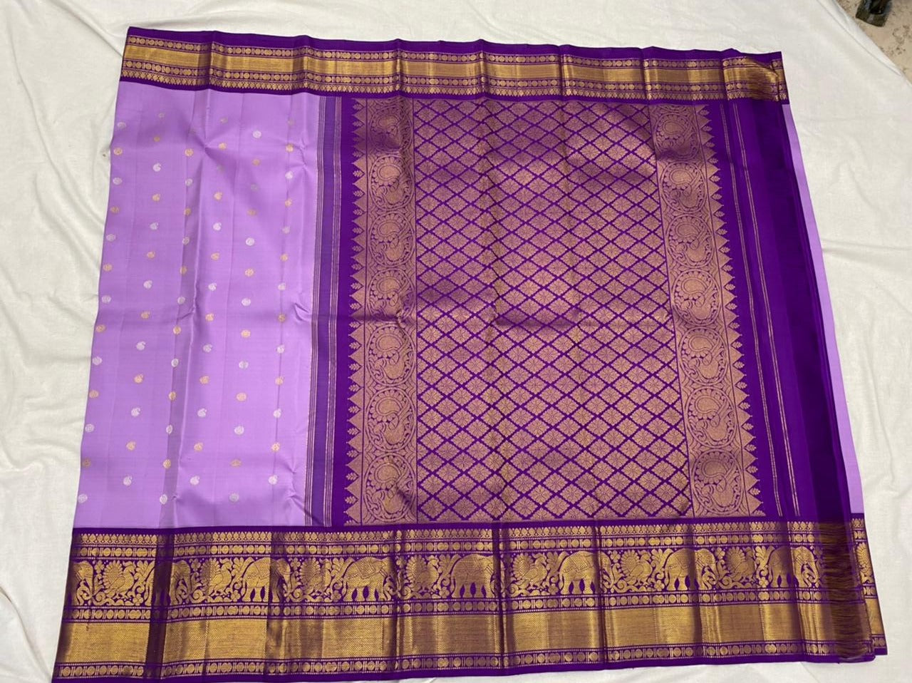 LAVENDER / PURPLE KANCHI SAREES