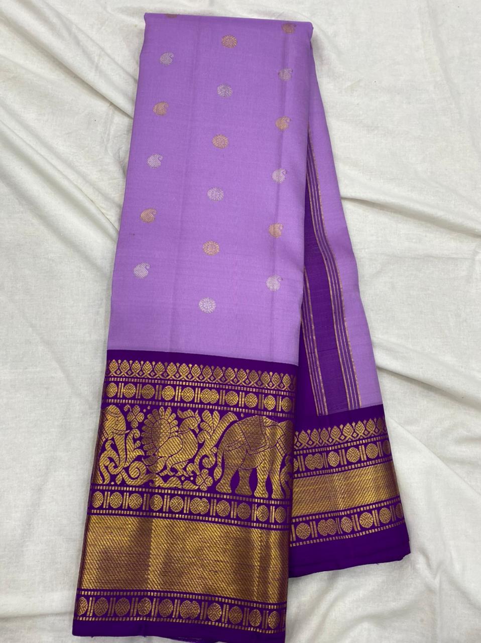 LAVENDER / PURPLE KANCHI SAREES